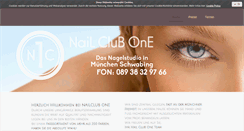 Desktop Screenshot of nailclubone.de